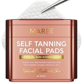 MAREE Self Tanning Facial Pads packaging front view