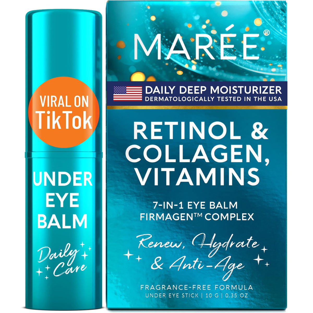 MAREE Under Eye Balm Stick Hydrating front view