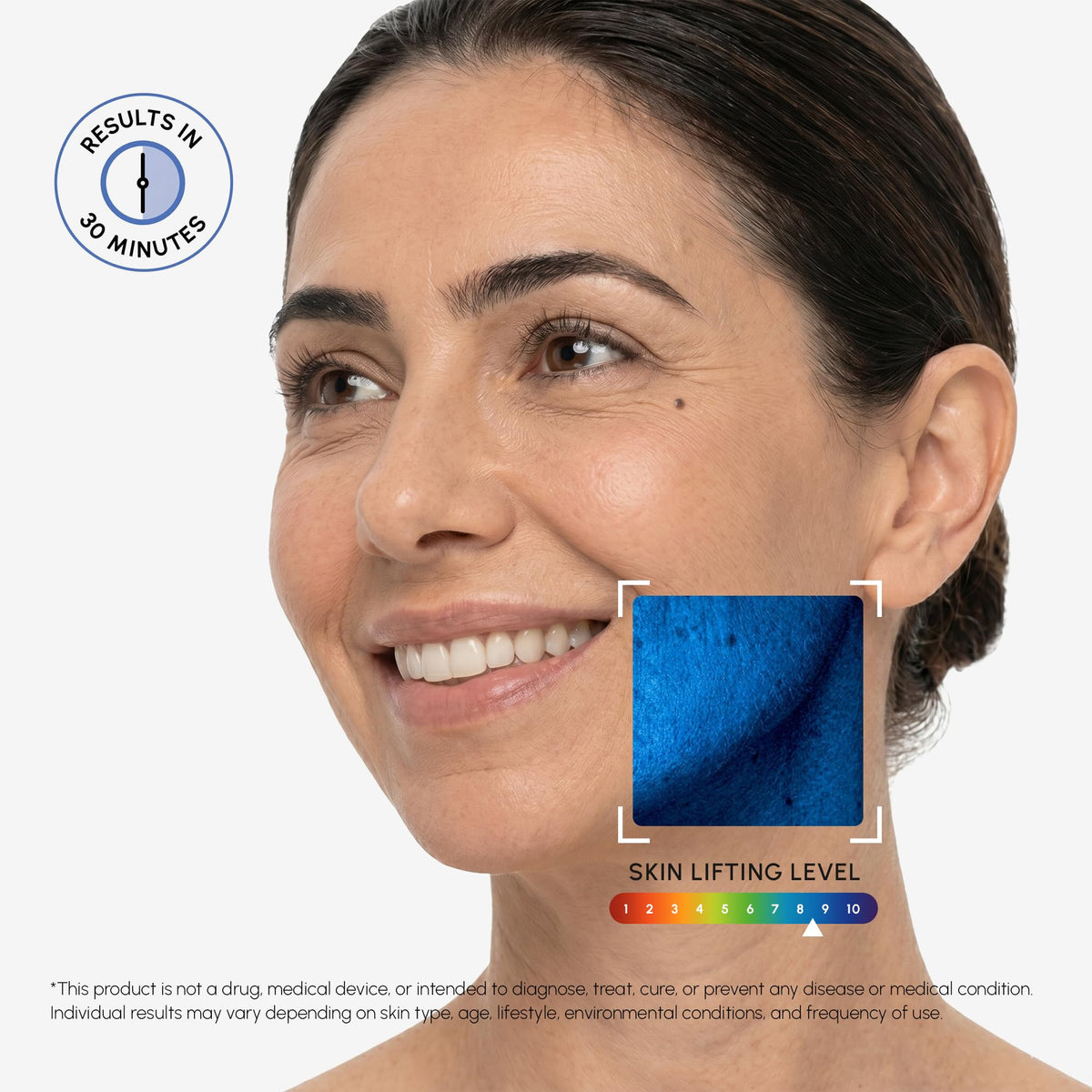 MAREE V Line Lifting Mask Chin Strap displayed on a flat surface
