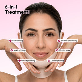 MAREE V Line Lifting Mask on model demonstrating usage