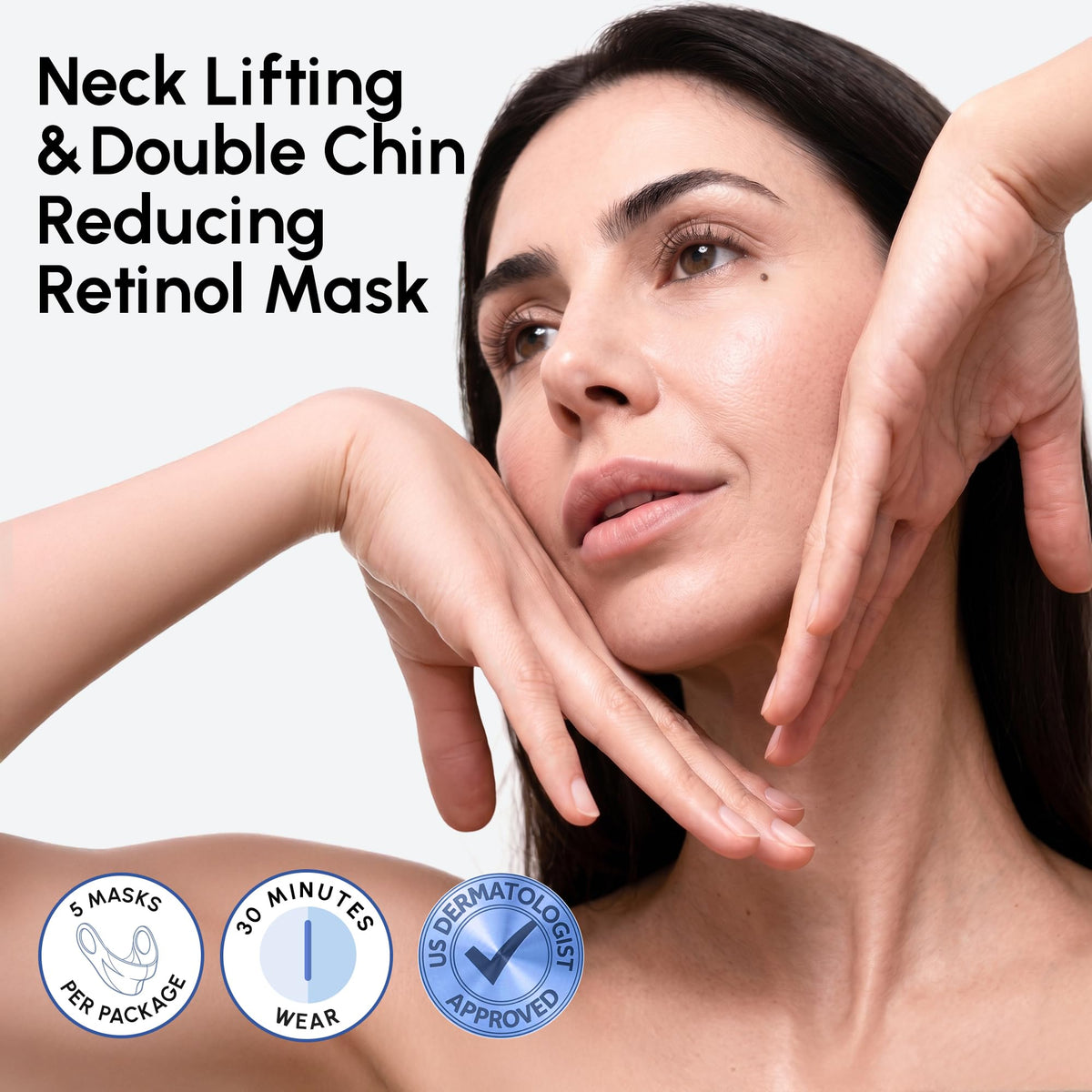 MAREE V Line Lifting Mask packaging showing chin strap