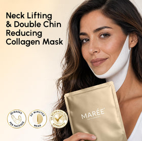 MAREE V Line Lifting Mask showing 24K Gold details