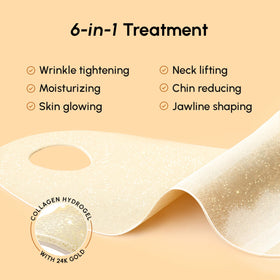 MAREE V Line Lifting Mask showing neck coverage