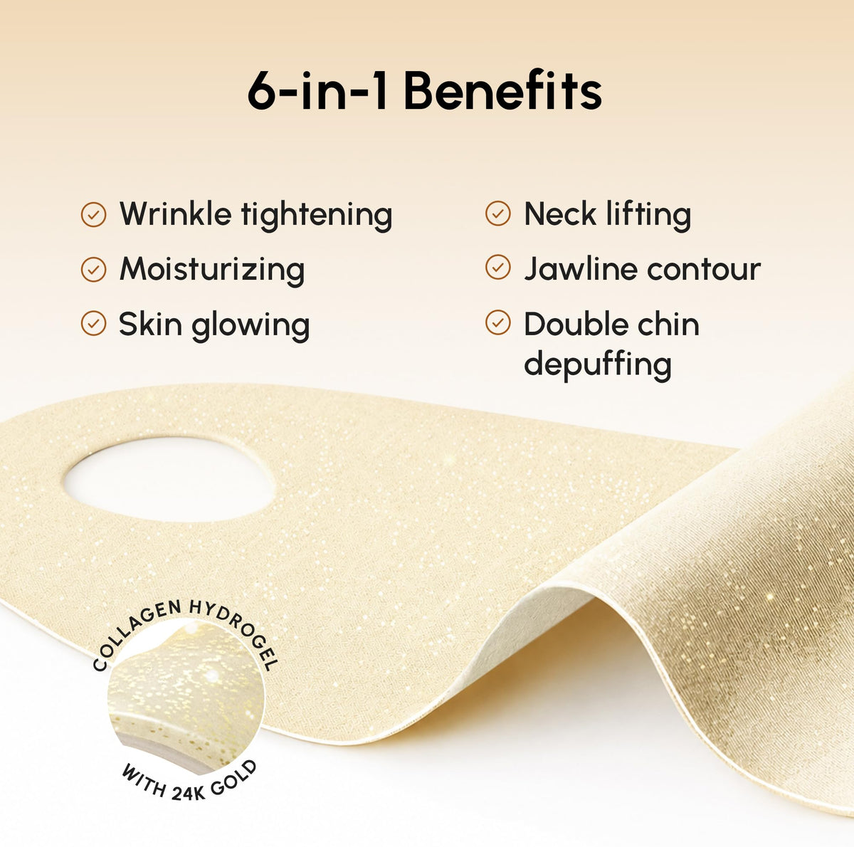 MAREE V Line Lifting Mask with Retinol and Hyaluronic Acid ingredients
