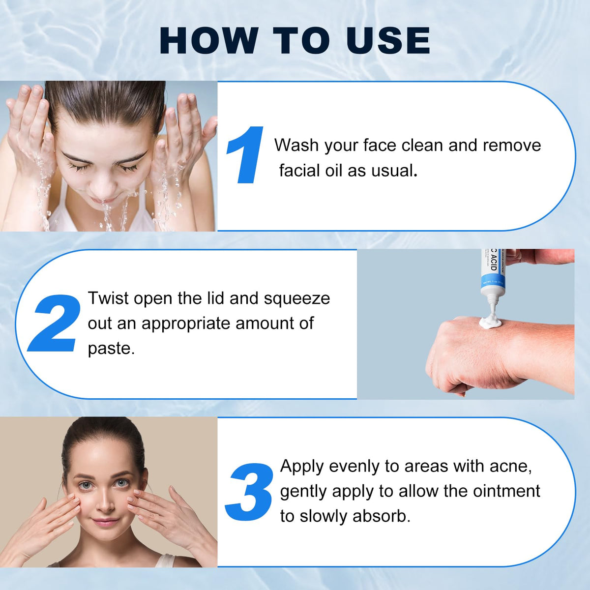 Marianp Azelaic Acid 10% Cream with ingredients list