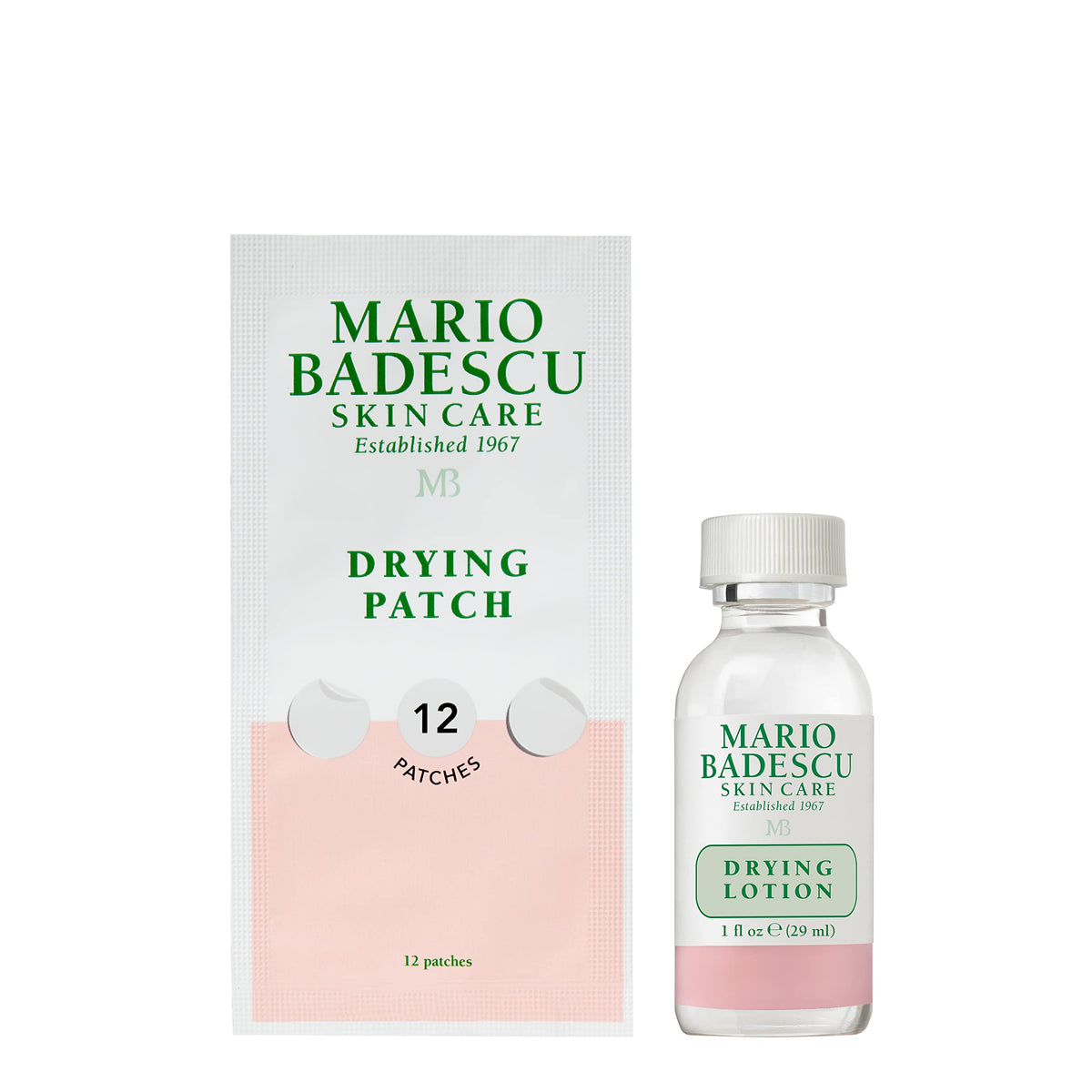 Mario Badescu AM/PM Blemish Kit including Drying Lotion and Patches