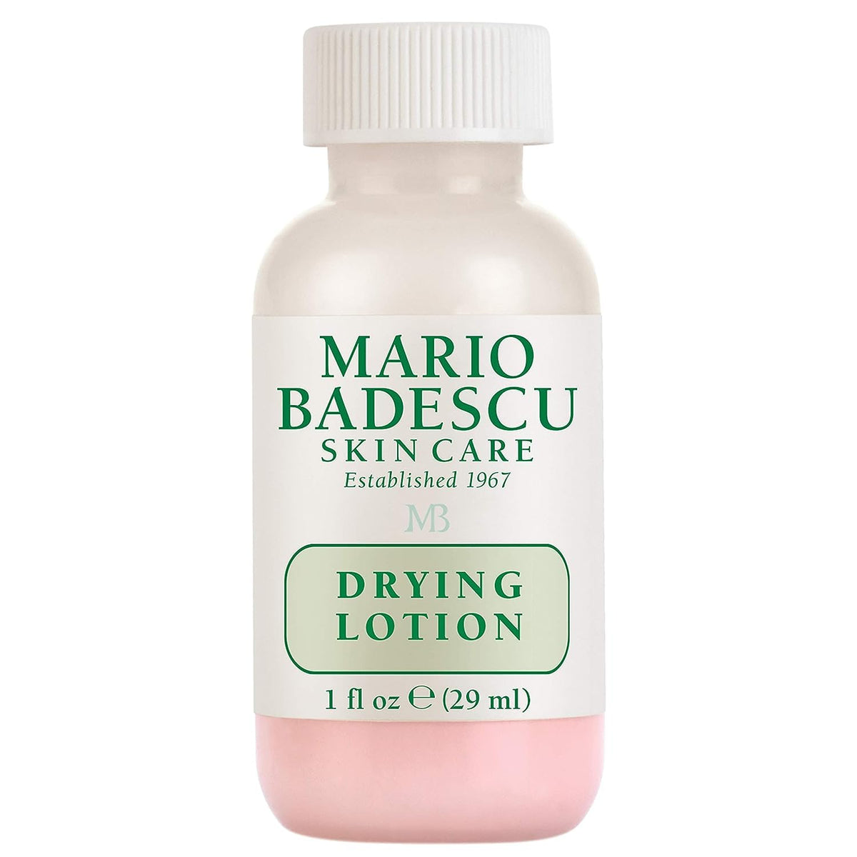Mario Badescu Drying Lotion front view in plastic bottle