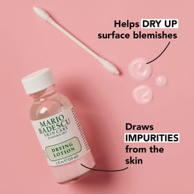 Mario Badescu Drying Lotion on a bathroom counter