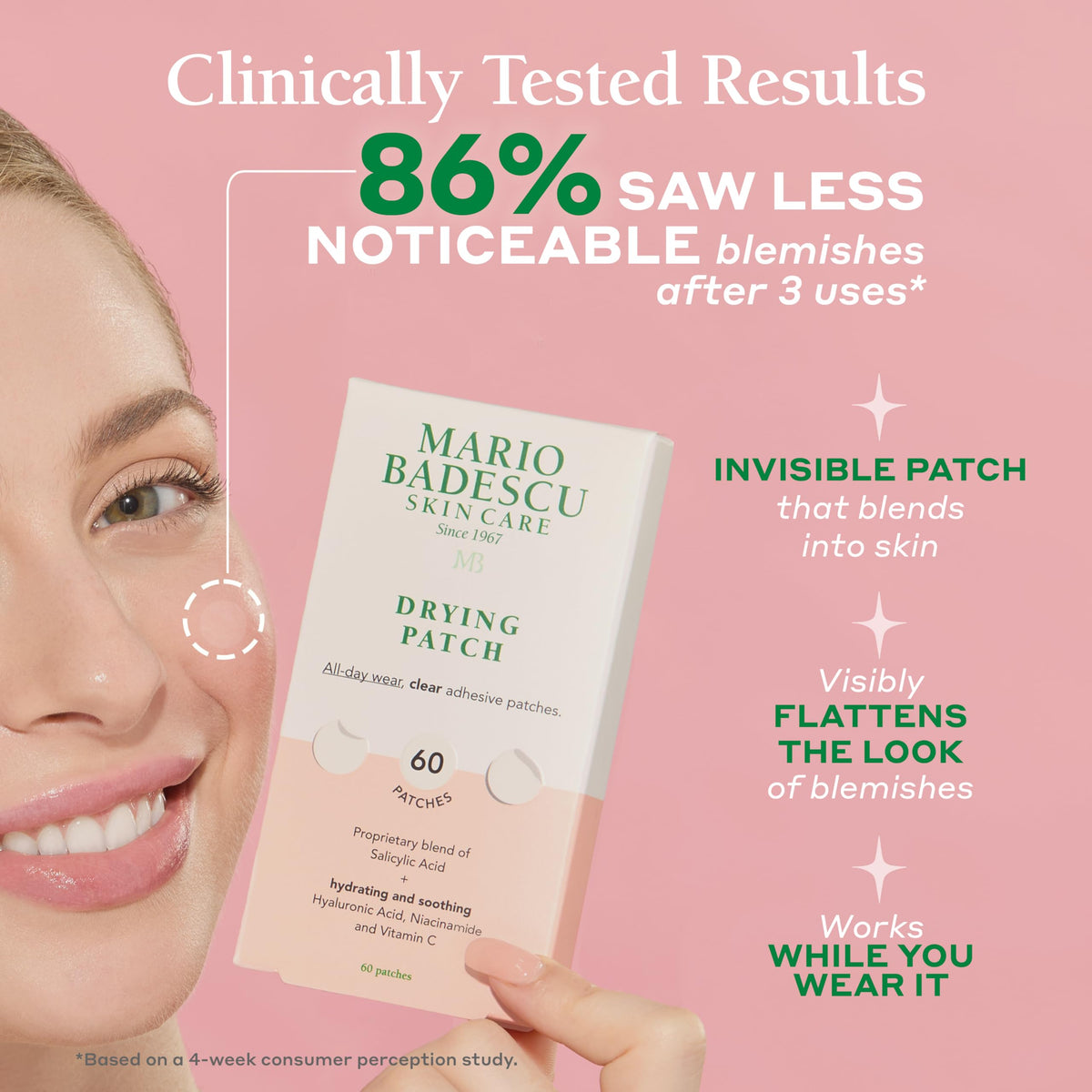 Mario Badescu Drying Lotion with ingredients list