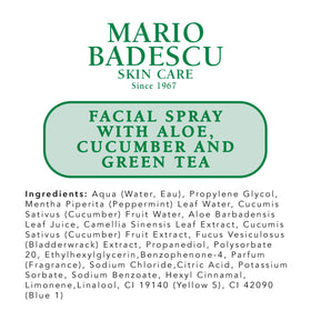 Mario Badescu Facial Spray 4 Fl Oz with a refreshing mist effect