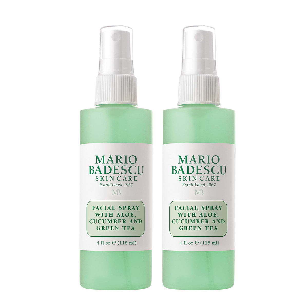 Mario Badescu Facial Spray 4 Fl Oz with Aloe, Cucumber and Green Tea front view