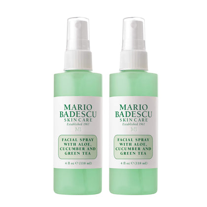 Mario Badescu Facial Spray 4 Fl Oz with Aloe, Cucumber and Green Tea front view