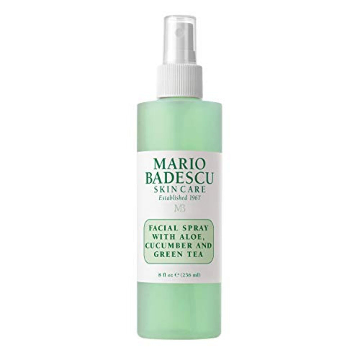 Mario Badescu Facial Spray front view with Aloe, Cucumber and Green Tea
