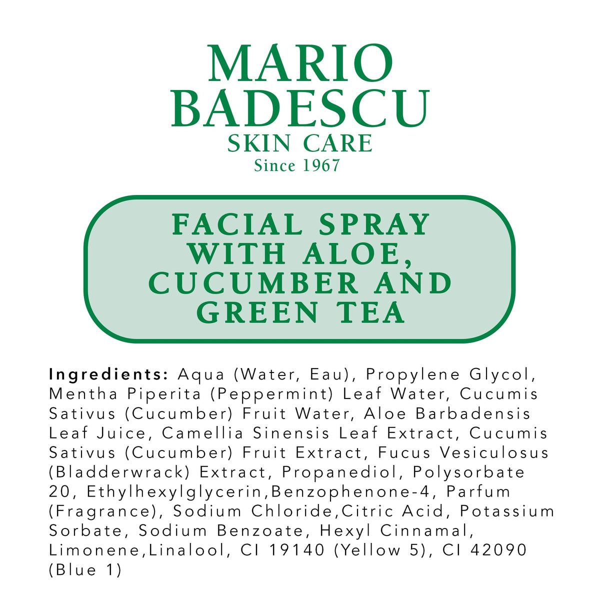 Mario Badescu Facial Spray in a refreshing setting