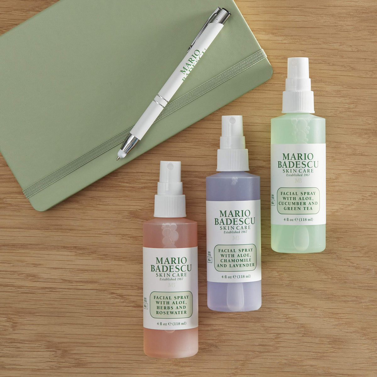 Mario Badescu Facial Spray Trio lifestyle scene