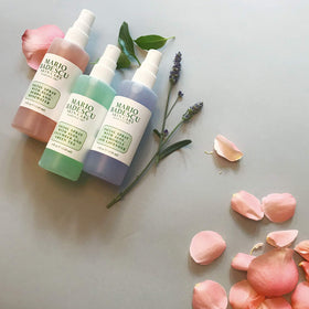 Mario Badescu Facial Spray Trio on a vanity