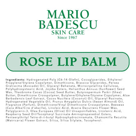 Mario Badescu Lip Balm Trio Pack with a hand holding the Mint balm