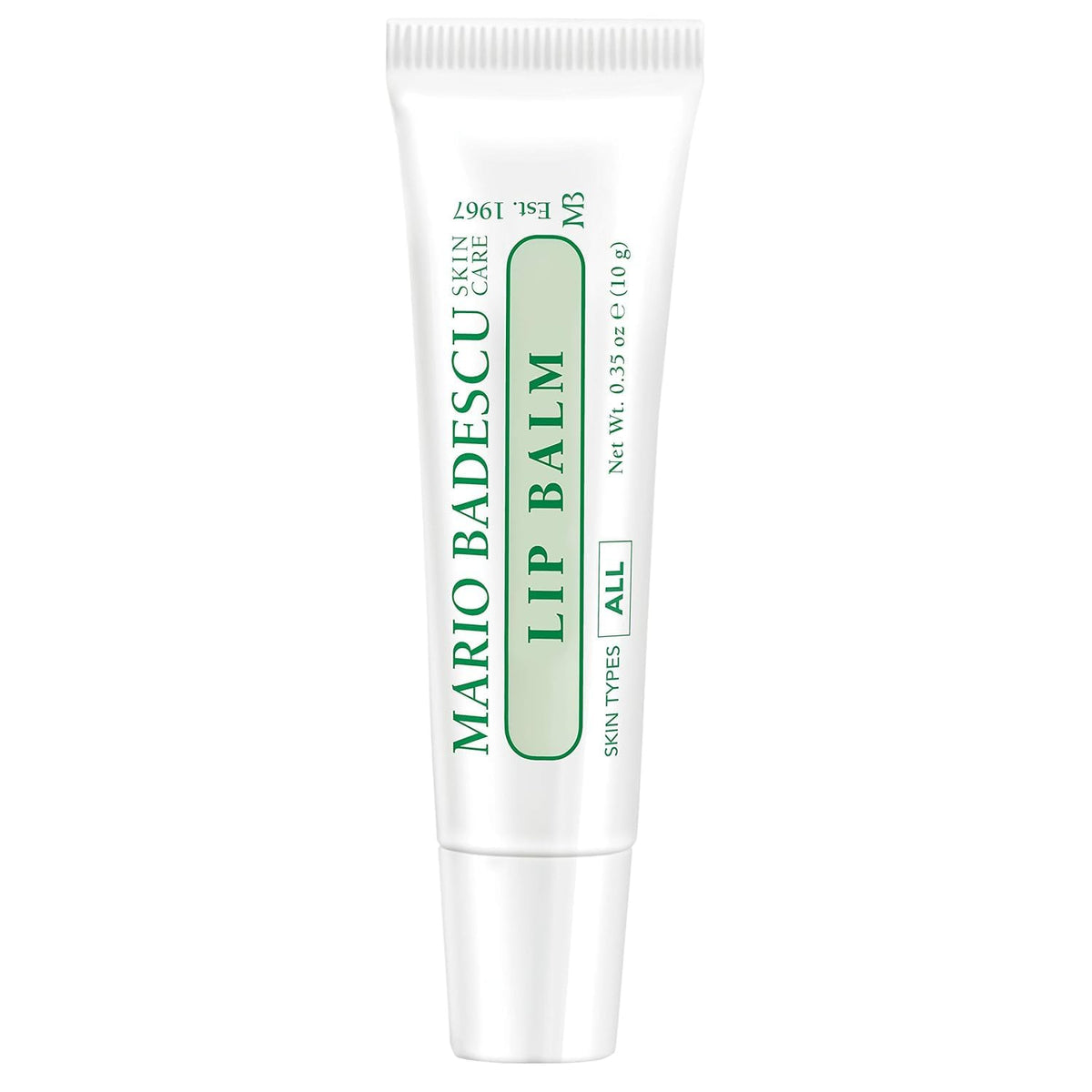 Mario Badescu Lip Balm tube with coconut oil ingredients