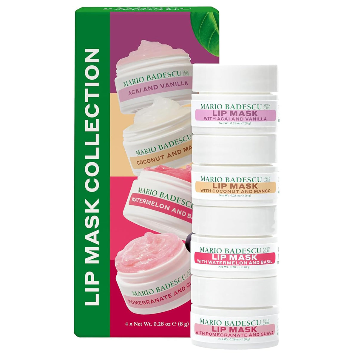 Mario Badescu Lip Mask Collection gift set with four masks