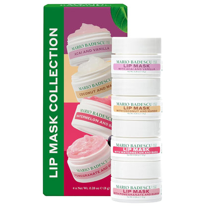 Mario Badescu Lip Mask Collection gift set with four masks
