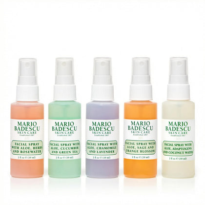 Mario Badescu Mini Facial Spray Collection five sprays front view