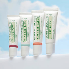 Mario Badescu Mint Lip Balm lifestyle scene on a vanity