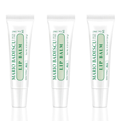 Mario Badescu Moisturizing Lip Balm 3 Pack front view
