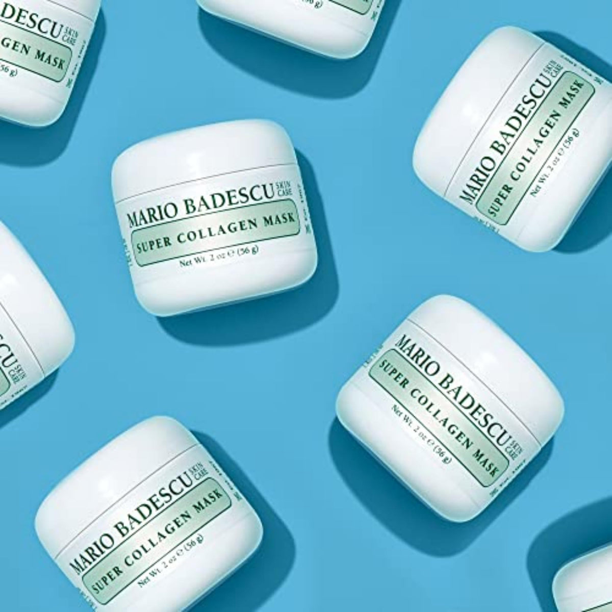 Mario Badescu Super Collagen Mask opened with product visible
