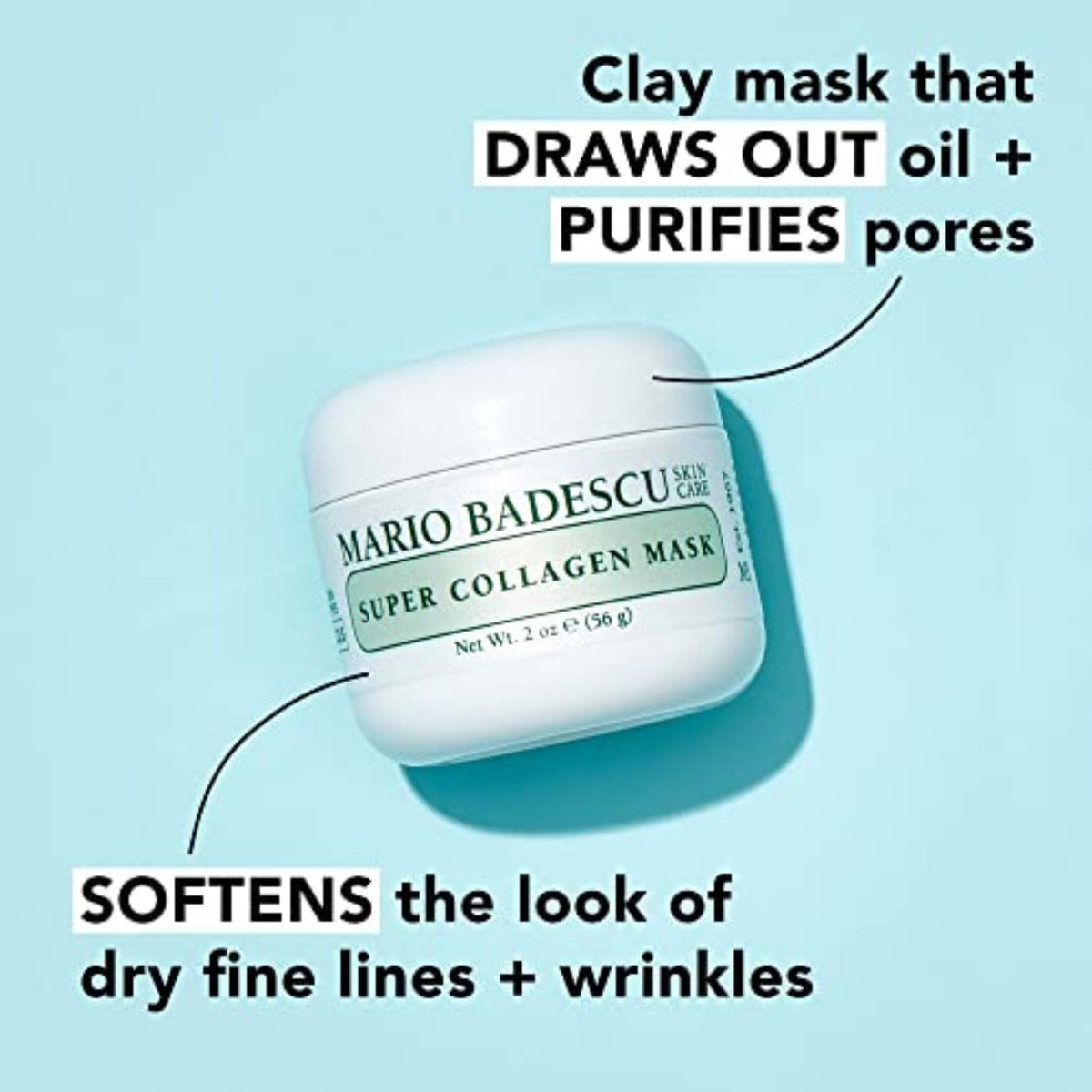 Mario Badescu Super Collagen Mask packaging side view