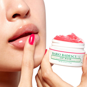 Mario Badescu Watermelon & Basil Lip Mask texture close-up