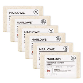 MARLOWE. Body Scrub Soap Bar Oud Wood front view