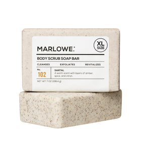 MARLOWE. Body Scrub Soap Bar Santal 7 oz front view