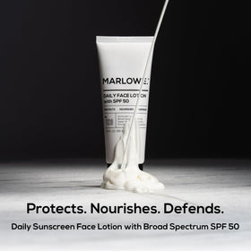 MARLOWE. Face Moisturizer with SPF 50 back view