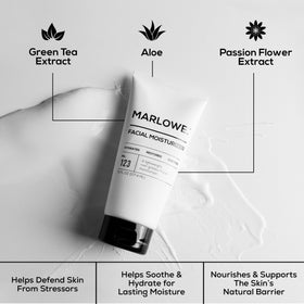 MARLOWE. Facial Moisturizer 6 oz side view