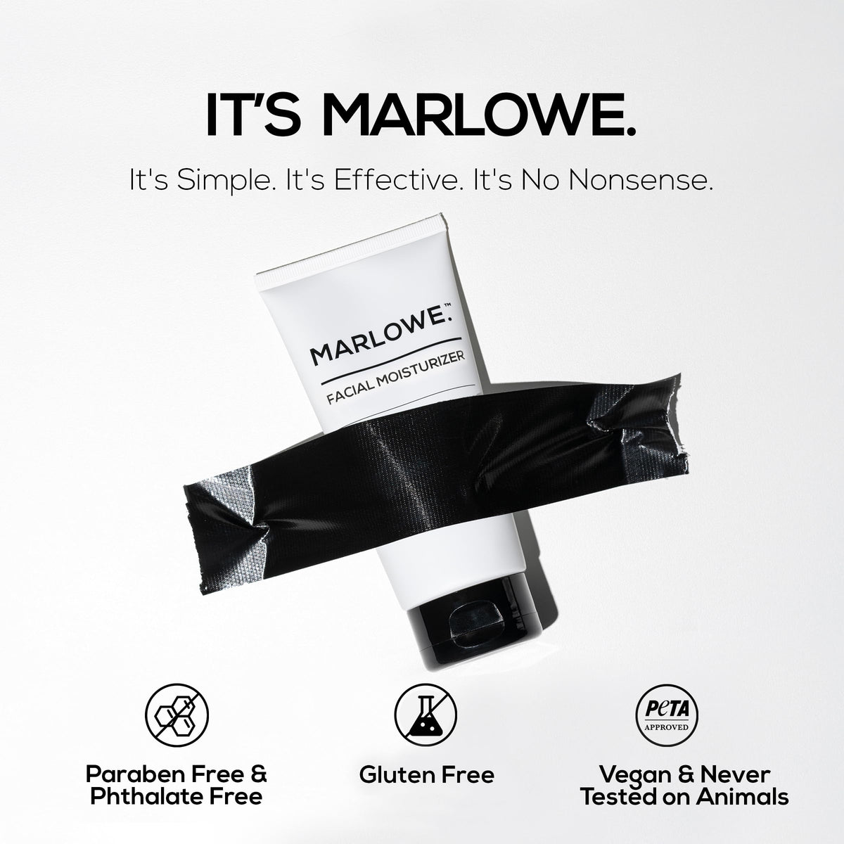 MARLOWE. Facial Moisturizer being applied to skin
