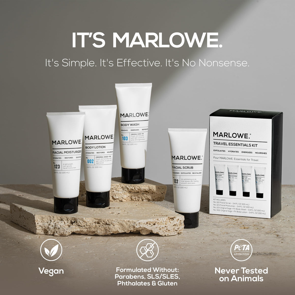 MARLOWE. No. 103 Body Wash texture on hand