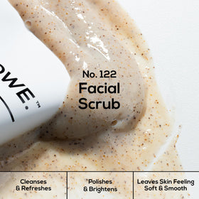MARLOWE. No. 122 Facial Scrub tube with label