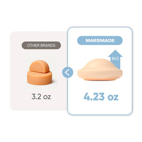 MARS MADE Castor Oil Shampoo Bar showing usage in the shower
