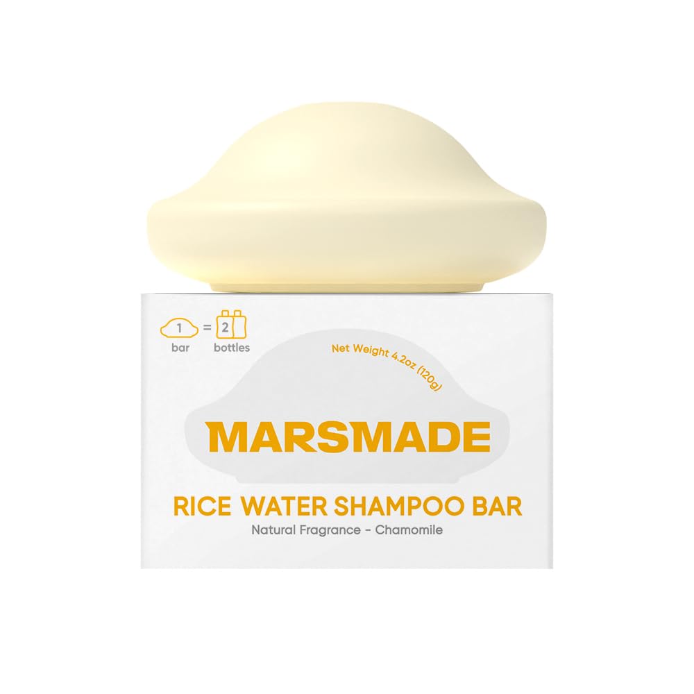 MARS MADE Rice Water Shampoo Bar 2.0 front view