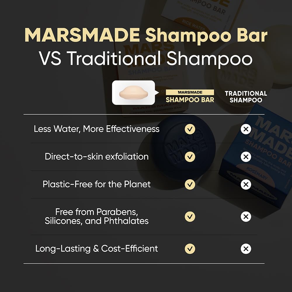 MARS MADE Tea Tree Shampoo Bar 2.0 ingredients display