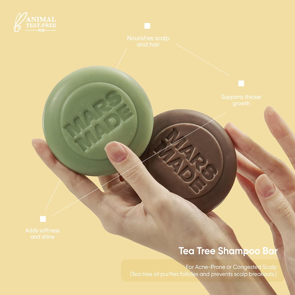 MARS MADE Tea Tree Shampoo Bar 2.0 packaging