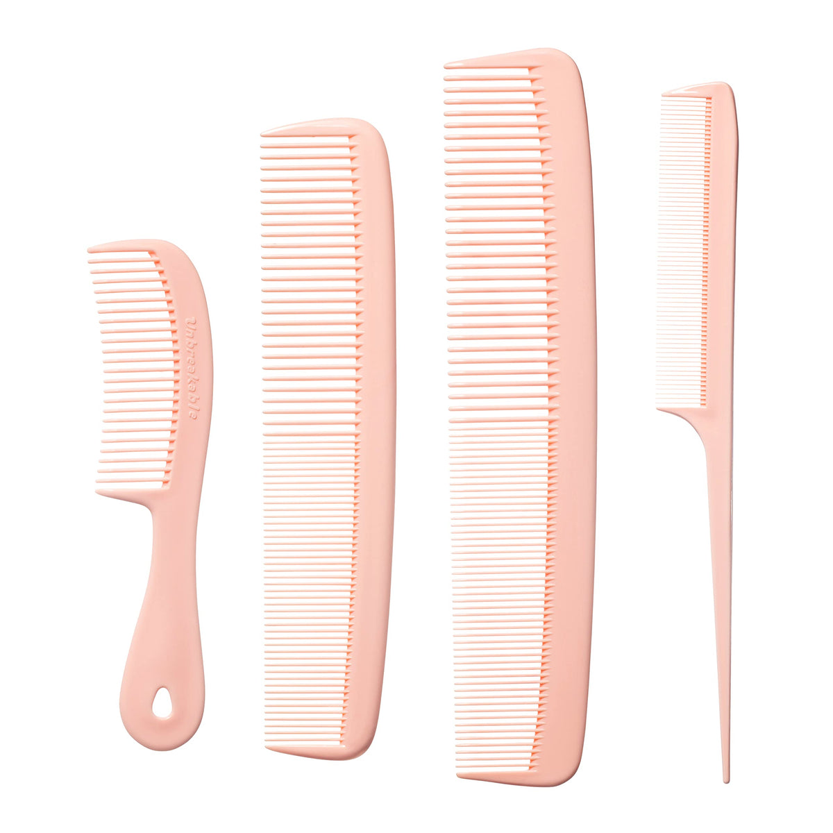 MARS WELLNESS 4 Piece Comb Set including styling and dresser combs