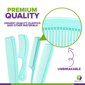 MARS WELLNESS 6-inch Handle Styling comb close-up