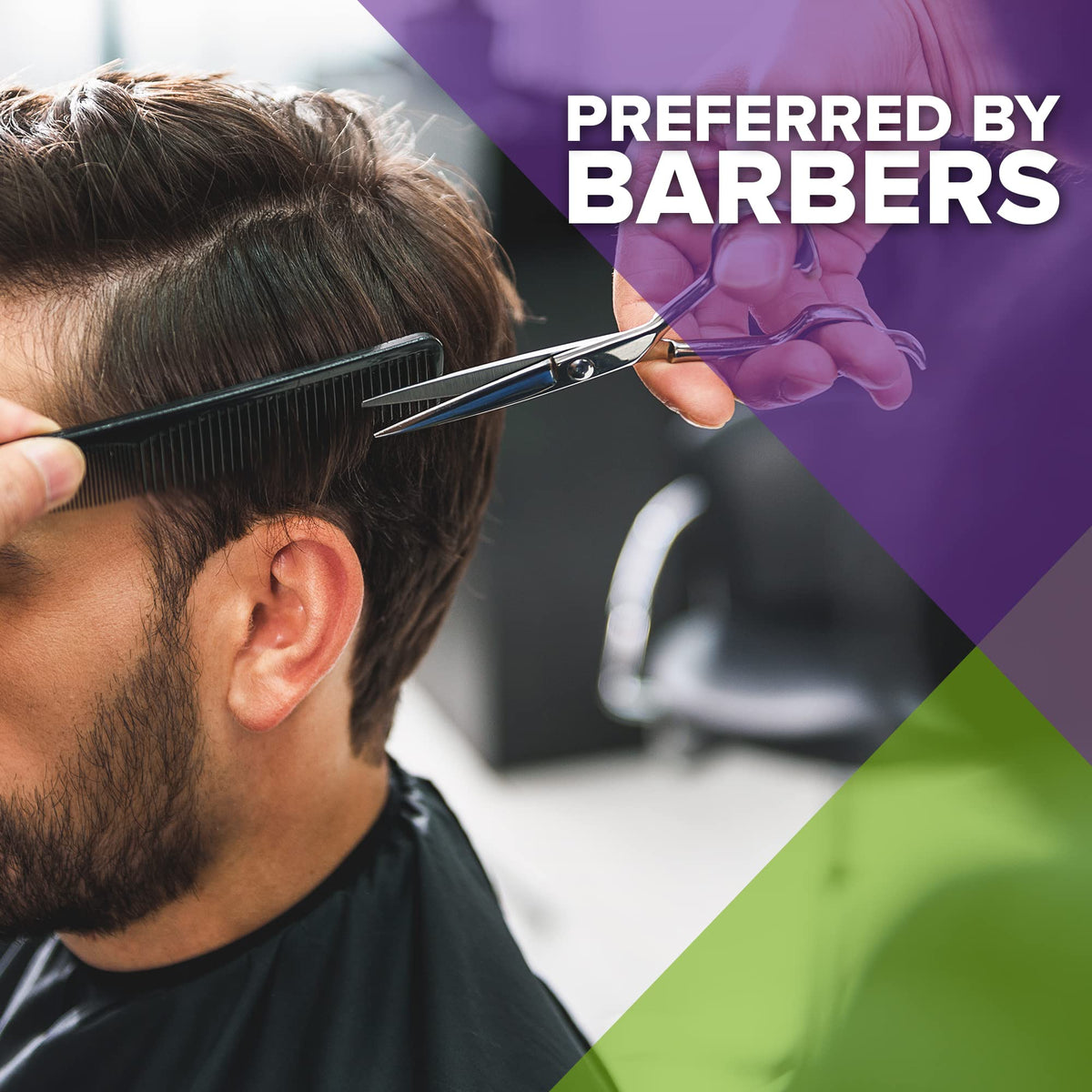 MARS WELLNESS comb set in use on hair styling