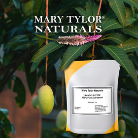 Mary Tylor Naturals Mango Butter 8 oz packaging details
