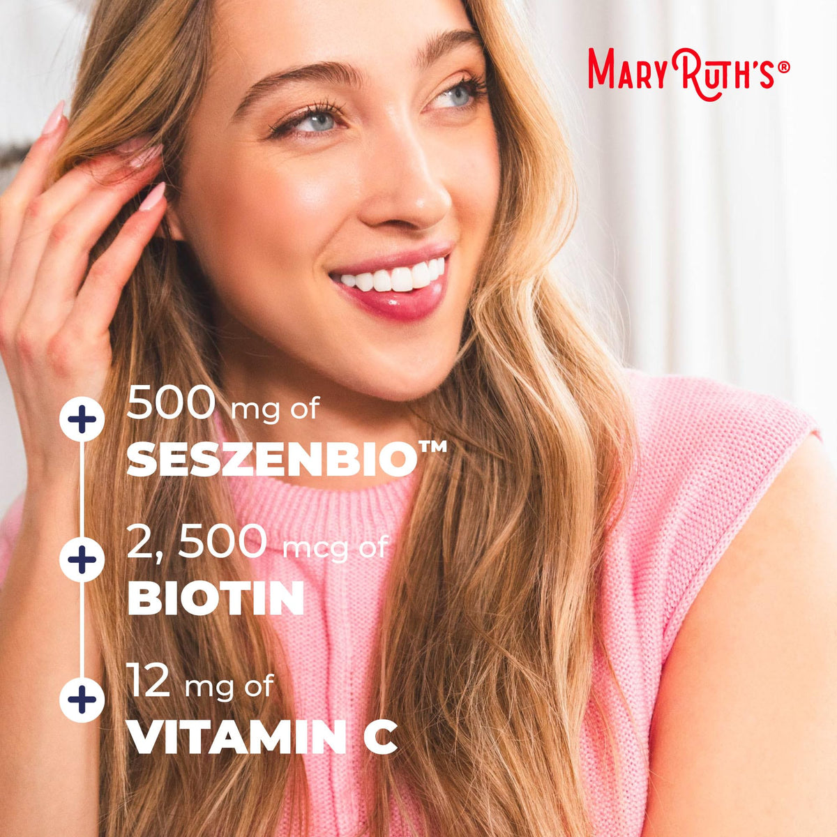 MARYRUTH'S Daily Liquid Hair Formula with smoothie ingredients