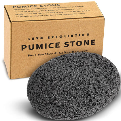 MARYTON Natural Pumice Stone front view with texture detail