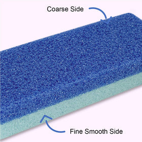 MARYTON pumice stone being used on feet for callus removal