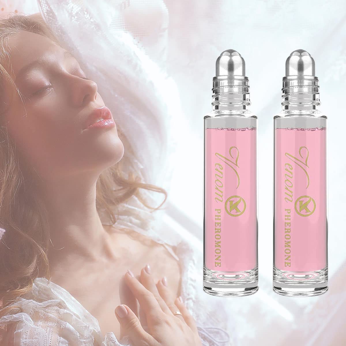 masatow Women Pheromone Perfume Roll-On close-up of bottle