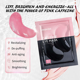 Maskiss Under Eye Patches application on model